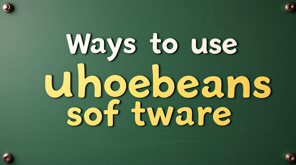 ways to use uhoebeans software